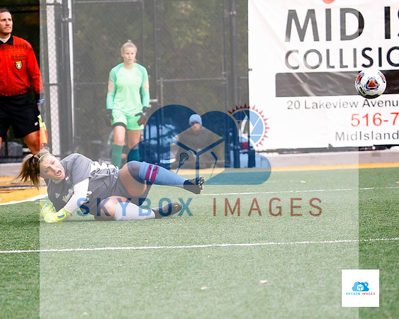 AIC vs Adelphi women's soccer NE10 Playoffs 2019