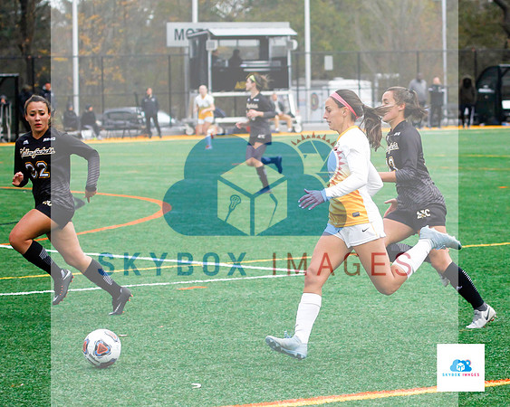 AIC vs Adelphi women's soccer NE10 Playoffs 2019