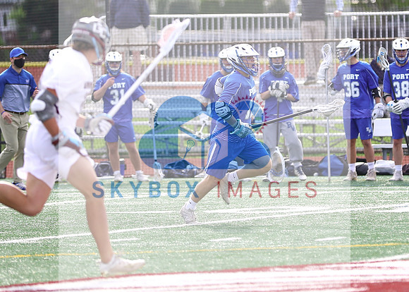 2021 Port Washington Varsity LAX Vs Garden City