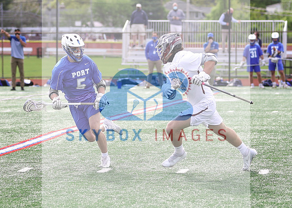 2021 Port Washington Varsity LAX Vs Garden City