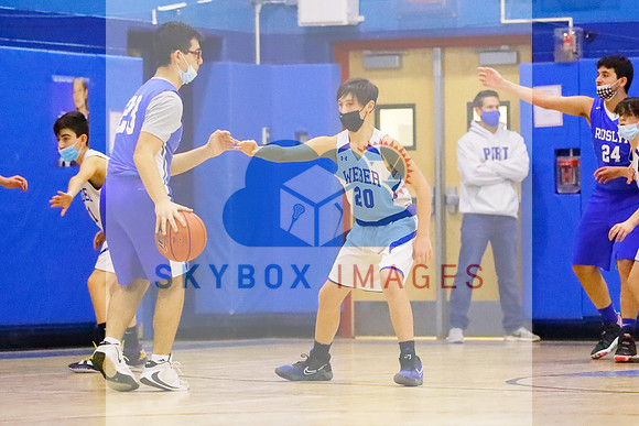 Weber Middle School Boys 8th grade Basketball vs Roslyn