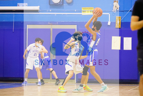 Weber Middle School Boys 8th grade Basketball vs Roslyn
