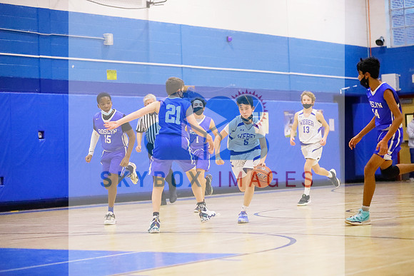 Weber Middle School Boys 8th grade Basketball vs Roslyn