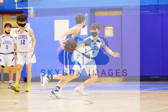 Weber Middle School Boys 8th grade Basketball vs Roslyn