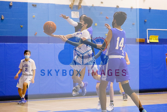 Weber Middle School Boys 8th grade Basketball vs Roslyn