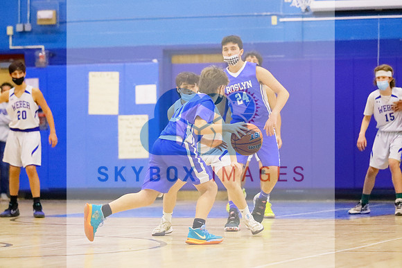 Weber Middle School Boys 8th grade Basketball vs Roslyn