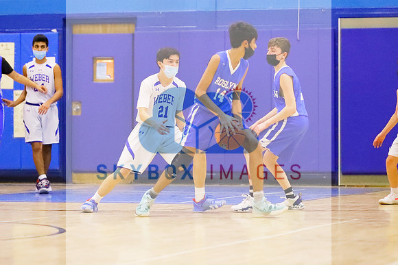 Weber Middle School Boys 8th grade Basketball vs Roslyn