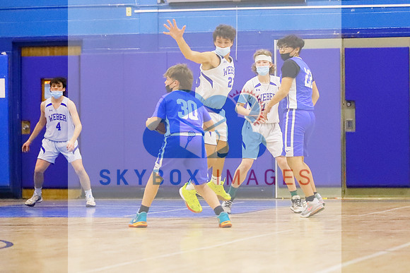 Weber Middle School Boys 8th grade Basketball vs Roslyn