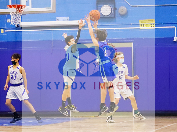 Weber Middle School Boys 8th grade Basketball vs Roslyn