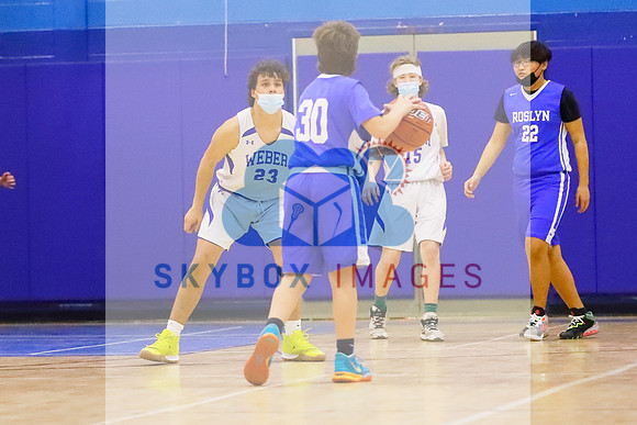 Weber Middle School Boys 8th grade Basketball vs Roslyn
