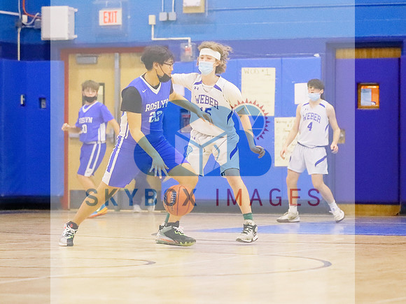 Weber Middle School Boys 8th grade Basketball vs Roslyn