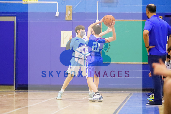 Weber Middle School Boys 8th grade Basketball vs Roslyn