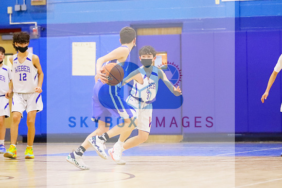 Weber Middle School Boys 8th grade Basketball vs Roslyn