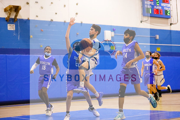 Weber Middle School Boys 8th grade Basketball vs Roslyn