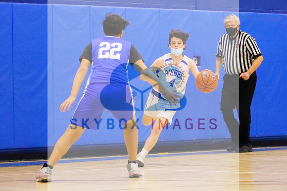 Weber Middle School Boys 8th grade Basketball vs Roslyn