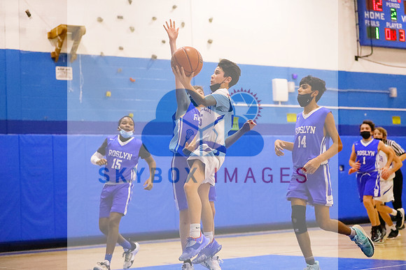 Weber Middle School Boys 8th grade Basketball vs Roslyn