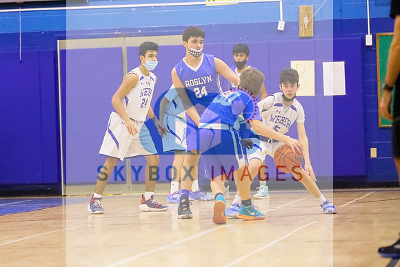 Weber Middle School Boys 8th grade Basketball vs Roslyn