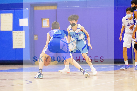 Weber Middle School Boys 8th grade Basketball vs Roslyn