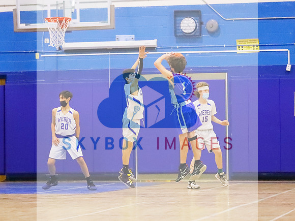 Weber Middle School Boys 8th grade Basketball vs Roslyn