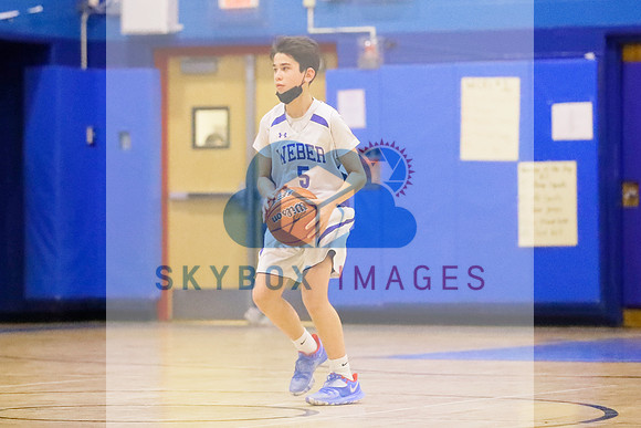 Weber Middle School Boys 8th grade Basketball vs Roslyn