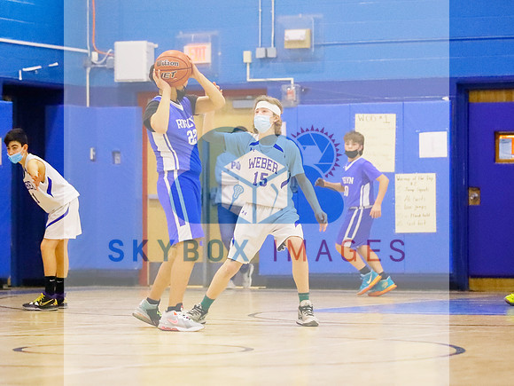 Weber Middle School Boys 8th grade Basketball vs Roslyn
