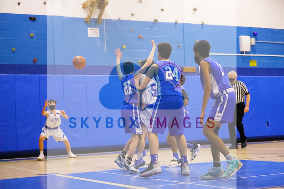 Weber Middle School Boys 8th grade Basketball vs Roslyn