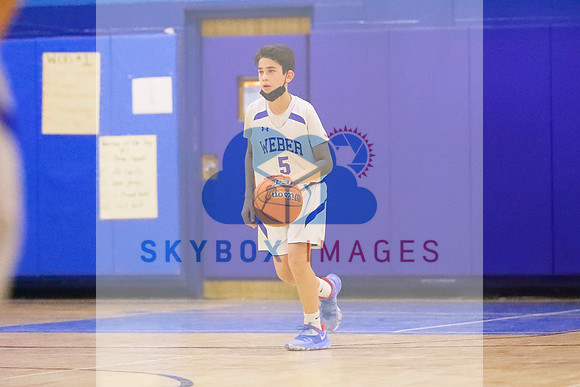 Weber Middle School Boys 8th grade Basketball vs Roslyn