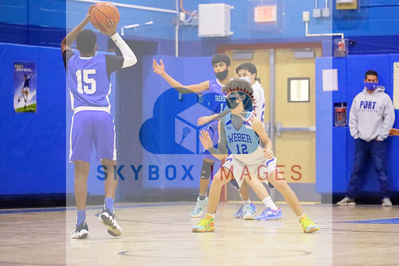 Weber Middle School Boys 8th grade Basketball vs Roslyn