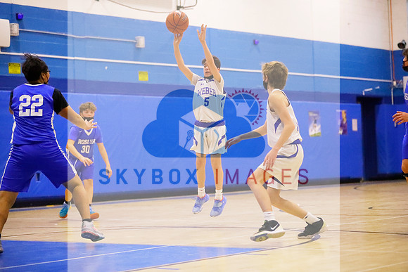 Weber Middle School Boys 8th grade Basketball vs Roslyn