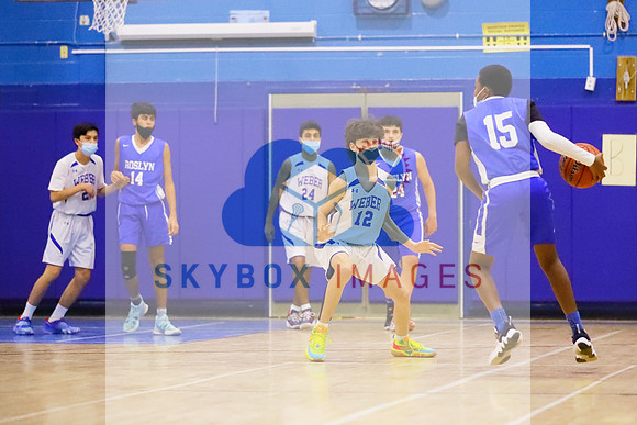 Weber Middle School Boys 8th grade Basketball vs Roslyn