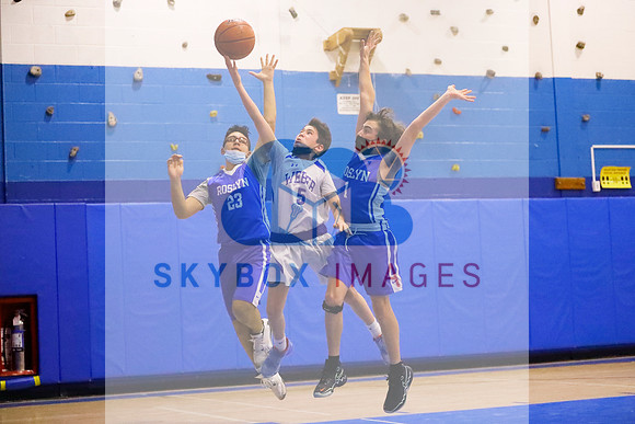 Weber Middle School Boys 8th grade Basketball vs Roslyn