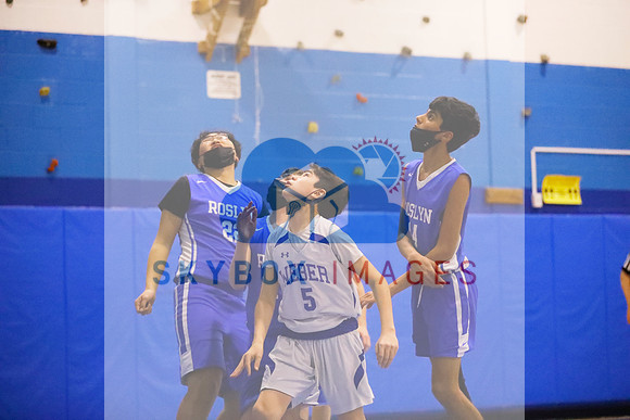 Weber Middle School Boys 8th grade Basketball vs Roslyn