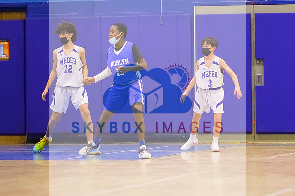 Weber Middle School Boys 8th grade Basketball vs Roslyn