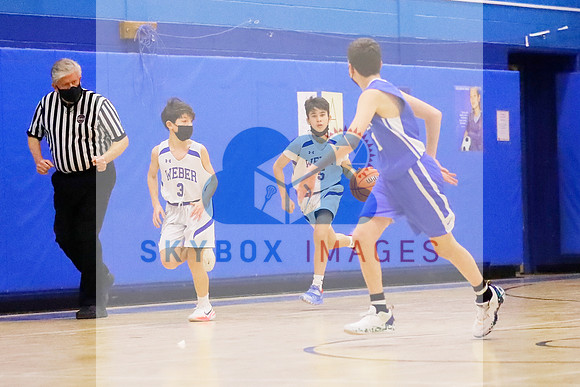 Weber Middle School Boys 8th grade Basketball vs Roslyn
